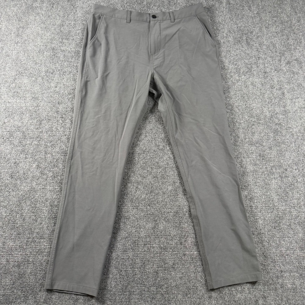 Free Fly Pants Mens 34 Gray Stretch Lightweight Outdoor Casual Everyday Everyday